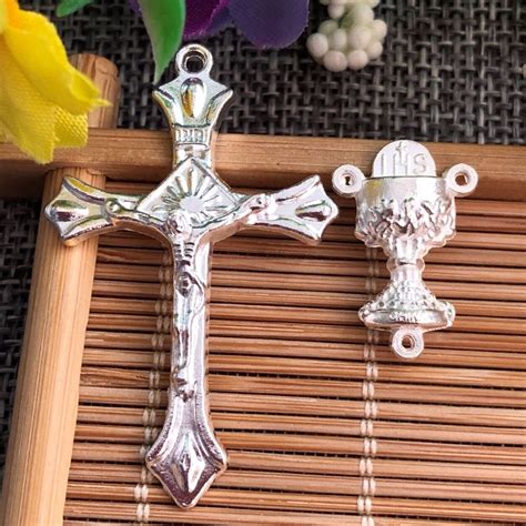 rosary cross and center sets